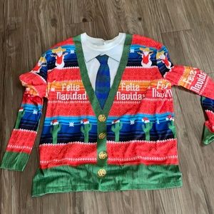 Men’s Christmas Long Sleeve T-shirt 2XL